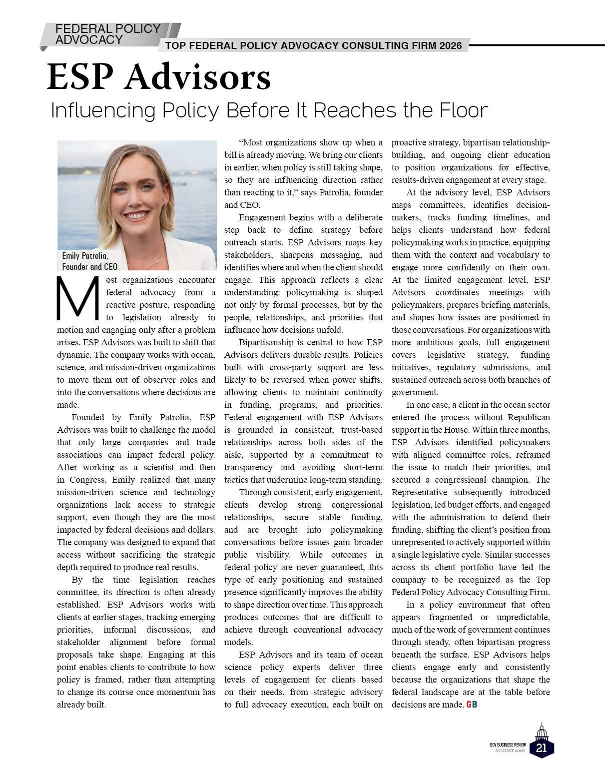  Govt Consulting | Gov Business Review
